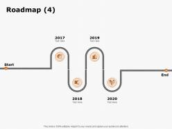 Roadmap 2017 to 2020 ppt powerpoint presentation file graphics design