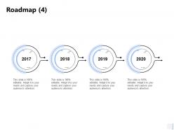 Roadmap 2107 to 2020 ppt powerpoint presentation file graphics download