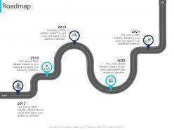 Roadmap agency pitching ppt infographics designs download