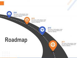 Roadmap audiences attention git repository ppt powerpoint presentation slides