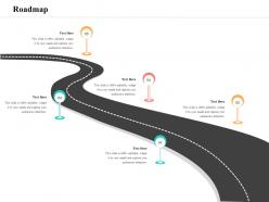 Roadmap audiences attention m2406 ppt powerpoint presentation slides layout ideas