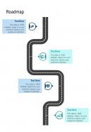 Roadmap Creative Service Proposal One Pager Sample Example Document