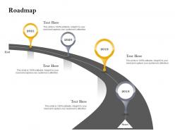 Roadmap customer retention and engagement planning ppt powerpoint ideas
