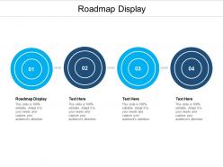 Roadmap display ppt powerpoint presentation inspiration example topics cpb