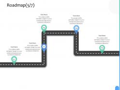 Roadmap five process c1237 ppt powerpoint presentation layouts professional