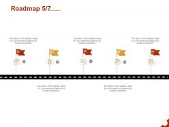Roadmap five process c1266 ppt powerpoint presentation layouts design ideas