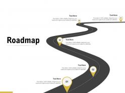 Roadmap five stage c1302 ppt powerpoint presentationmodel brochure