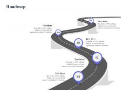 Roadmap five stage l1113 ppt powerpoint presentation gallery deck