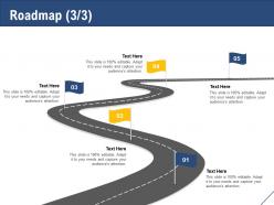 Roadmap five stage l1161 ppt powerpoint presentation ideas graphic