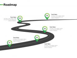 Roadmap five stage l837 ppt powerpoint presentation design