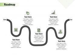 Roadmap five stage l906 ppt powerpoint presentation layouts layout