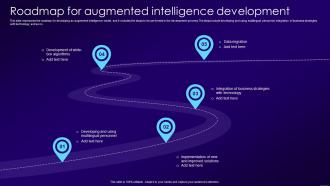Roadmap For Augmented Intelligence Development Ppt Ideas Themes