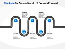 Roadmap For Automation Of HR Process Proposal Ppt Powerpoint Presentation Gallery
