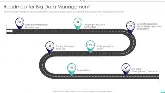 Roadmap For Big Data Management Ppt PowerPoint Presentation gallery icons