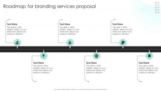 Roadmap For Branding Services Proposal Ppt Powerpoint Presentation Infographics Skills