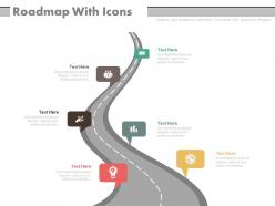 Roadmap for business achievement analysis powerpoint slides