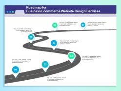 Roadmap for business ecommerce website design services ppt templates