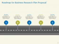 Roadmap for business research plan proposal adapt capture ppt powerpoint presentation show