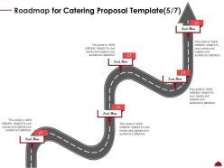 Roadmap for catering proposal five step ppt powerpoint outline infographics
