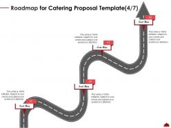 Roadmap for catering proposal four step ppt powerpoint outline infographics
