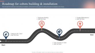 Roadmap For Cobots Building And Installation Ppt Powerpoint Presentation Styles Examples