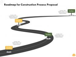 Roadmap for construction process proposal l1494 ppt powerpoint presentation graphics