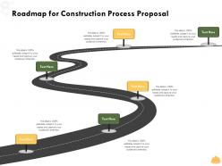 Roadmap for construction process proposal l1496 ppt powerpoint presentation inspiration