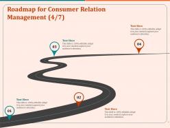 Roadmap for consumer relation management ppt file format ideas