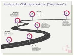 Roadmap For CRM Implementation R133 Ppt File Elements