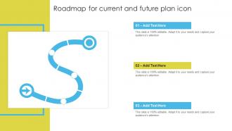 Roadmap For Current And Future Plan Icon