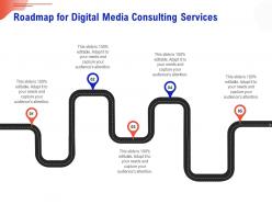 Roadmap for digital media consulting services ppt gallery