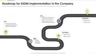 Roadmap For DSDM Implementation In The Company Ppt Powerpoint Presentation Infographics