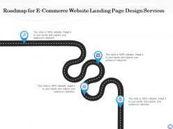 Roadmap for e commerce website landing page design services editable ppt presentation inspiration