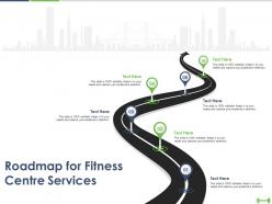 Roadmap for fitness centre services ppt powerpoint presentation example file