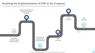 Roadmap For Implementation Of Cdn In The Company Cdn Edge Server