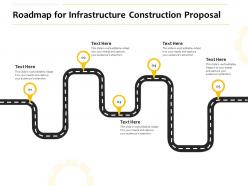 Roadmap for infrastructure construction proposal ppt powerpoint layouts