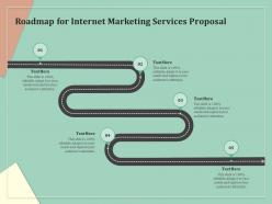 Roadmap For Internet Marketing Services Proposal Ppt Powerpoint Visual Aids