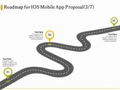 Roadmap for ios mobile app proposal l1538 ppt powerpoint presentation summary