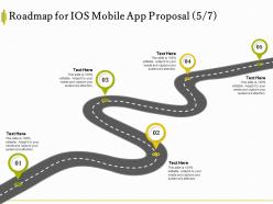 Roadmap for ios mobile app proposal l1540 ppt powerpoint presentation images