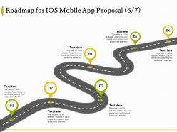 Roadmap for ios mobile app proposal l1541 ppt powerpoint presentation infographics