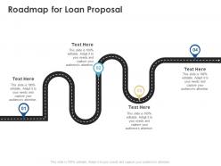 Roadmap for loan proposal ppt powerpoint presentation file display