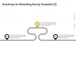 Roadmap For Marketing Recap Template Ppt Powerpoint Presentation Styles Inspiration