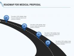 Roadmap for medical proposal ppt powerpoint presentation gallery