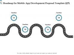 Roadmap for mobile app development proposal template l1550 ppt powerpoint download