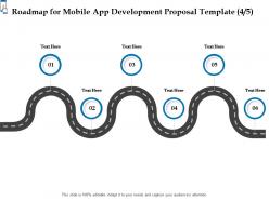 Roadmap for mobile app development proposal template l1552 ppt powerpoint outline