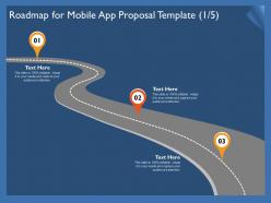 Roadmap for mobile app proposal template r304 ppt powerpoint show