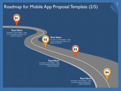 Roadmap for mobile app proposal template r305 ppt powerpoint presentation