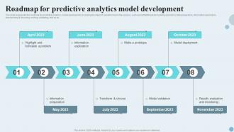 Roadmap For Predictive Analytics Model Development Ppt Visual Aids Example File