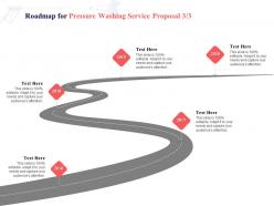 Roadmap for pressure washing service proposal 2016 to 2020 ppt powerpoint presentation professional