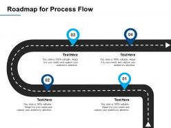 Roadmap for process flow a386 ppt powerpoint presentation professional examples